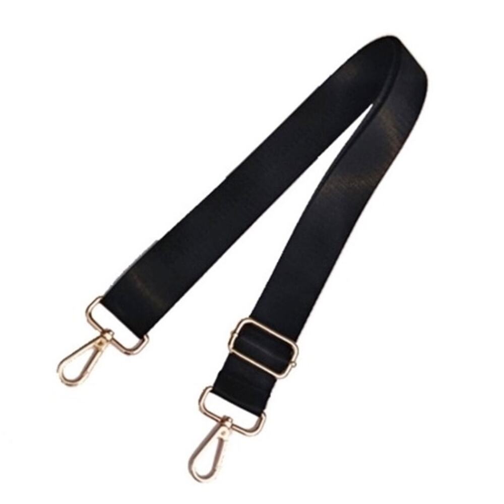 Crossbody Solid for Bag or Wallet* black & silver hardware* Adjustable